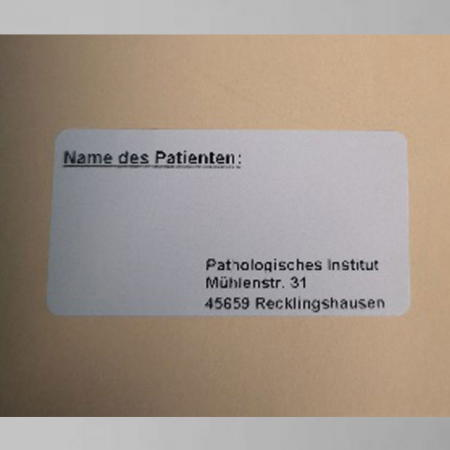 Patientenaufkleber